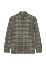 Marc O'Polo Jacke Hemd Dunkelgrün/Braun/Beige