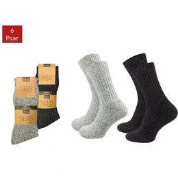 Arbeitssocken (6-12 Paar) Wintersocken mit Wolle fr Damen und Herren (6-Paar) Die weiche Frotteesohle und Extra Warm