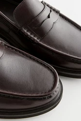Next Penny Loafer Profilsohle (1-tlg) Dunkelbraun/Braun/Bordeaux/Dunkelrot/Rot