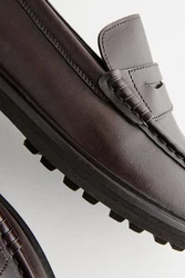 Next Penny Loafer Profilsohle (1-tlg) Dunkelbraun/Braun/Bordeaux/Dunkelrot/Rot