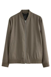 Next Bomberjacke (1-St) Khaki/Dunkelgrün/Grau/Braun