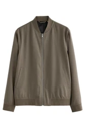 Next Bomberjacke (1-St) Khaki/Dunkelgrün/Grau/Braun