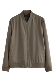 Next Bomberjacke (1-St) Khaki/Dunkelgrün/Grau/Braun