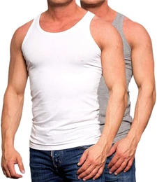 Tanktop (Set) Basic Fitness Shirts im Doppelpack