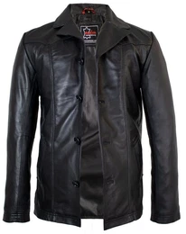 Lederjacke Herren Lederjacke aus weichem Lamm Nappaleder, Leder Blazer Herren Leder Blazer