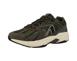 ARKK Copenhagen Oserra Herren Sneaker Dunkelgrün/Khaki/Braun