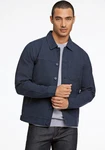Lindbergh Hemdjacke Oberhemd Dunkelblau/Blau/Hellblau
