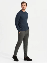 OMBRE Rollkragenpullover Dunkelblau/Dunkelgrau/Blau