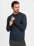 OMBRE Rollkragenpullover Dunkelblau/Dunkelgrau/Blau