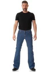 Comycom Bootcut Jeans STAR EASY Blau/Schwarz