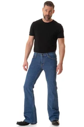 Comycom Bootcut Jeans STAR EASY Blau/Schwarz