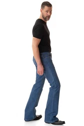 Comycom Bootcut Jeans STAR EASY Blau/Schwarz