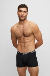 BOSS Boxer Brief 3P Power (Dreierpack) Grau/Gold/Braun/Rosa/Dunkelgrau/Schwarz
