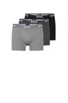 BOSS Boxer Brief 3P Power (Dreierpack) Grau/Gold/Braun/Rosa/Dunkelgrau/Schwarz