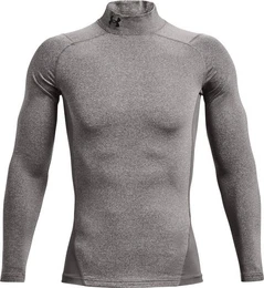 Funktionsunterhemd UA CG ARMOUR COMP MOCK CHARCOAL LIGHT HEATHER