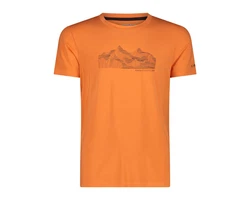CMP Kurzarmshirt MAN T-SHIRT Flamme/Anthrazit