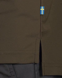 Fjllrven Poloshirt Polohemd Crowley Khaki/Dunkelgrün/Braun