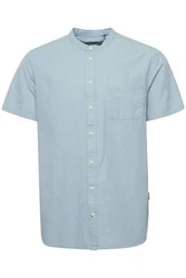 Blend Kurzarmhemd BHShirt Hellblau/Blau/Grau