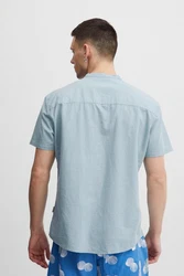 Blend Kurzarmhemd BHShirt Hellblau/Blau/Grau