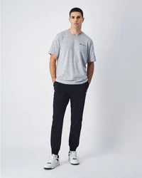 Champion T-Shirt Crewneck Kurzarmshirt Hellgrau/Grau/Dunkelblau