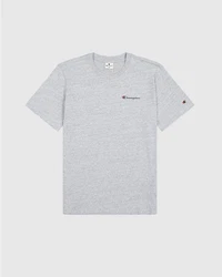 Champion T-Shirt Crewneck Kurzarmshirt Hellgrau/Grau/Dunkelblau