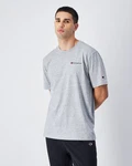 Champion T-Shirt Crewneck Kurzarmshirt Hellgrau/Grau/Dunkelblau Champion T-Shirt Crewneck Kurzarmshirt Hellgrau/Grau/Dunkelblau