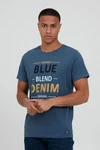 Blend T-Shirt BLEND BHArtur Hellblau/Blau/Dunkelblau