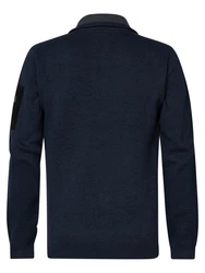 Petrol Industries Strickmode Dunkelblau/Dunkelgrau/Khaki/Grau/Schwarz