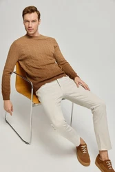 Silk and Cashmere Herrenpullover 
