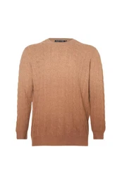 Sweater Herrenpullover aus geflochtenem Kaschmir S bis 2XL