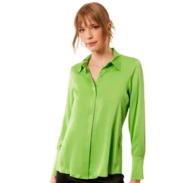 Businesshemd Langarmshirt fr Damen aus reiner Seide, S bis 2XL