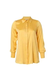 Businesshemd Langarmshirt fr Damen aus reiner Seide, S bis 2XL