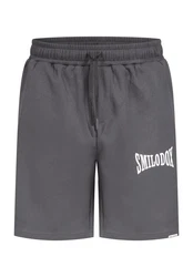 Smilodox Shorts Classic Ripp Kurze Sporthose Dunkelgrau/Grau