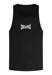 Smilodox Tanktop Classic Ripp Racerback Grau/Schwarz/Rosa