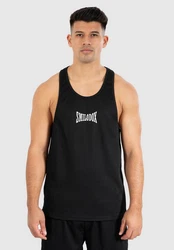 Smilodox Tanktop Classic Ripp Racerback Grau/Schwarz/Rosa
