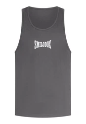 Smilodox Tanktop Classic Ripp Racerback Dunkelgrau/Grau/Schwarz