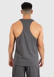Smilodox Tanktop Classic Ripp Racerback Dunkelgrau/Grau/Schwarz