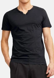 Jack & Jones T-Shirt 3er Pack Split Grau/Dunkelgrau/Dunkelblau/Schwarz
