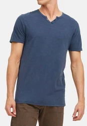 Jack & Jones T-Shirt 3er Pack Split Dunkelblau/Blau/Hellblau