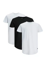 T-Shirt 3er Pack Noa (Spar-Set, 3-tlg) T-Shirt - Baumwolle - Atmungsaktiv - Lngerer Schnitt