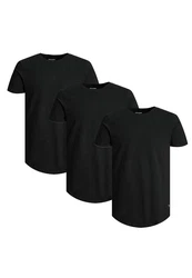 Jack & Jones T-Shirt 3er Pack Noa Schwarz