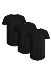 Jack & Jones T-Shirt 3er Pack Noa Schwarz