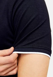 JACK & JONES Herren Polo T-Shirt Pique Hemd JJEPAULOS Dunkelblau