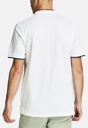 JACK & JONES Herren Polo T-Shirt Pique Hemd JJEPAULOS Weiß