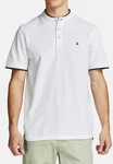 JACK & JONES Herren Polo T-Shirt Pique Hemd JJEPAULOS Weiß