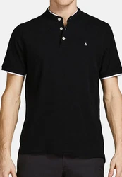 JACK & JONES Herren Polo T-Shirt Pique Hemd JJEPAULOS Rot/Schwarz/Weiß/Dunkelrot/Braun