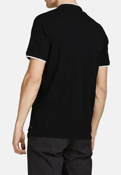 JACK & JONES Herren Polo T-Shirt Pique Hemd JJEPAULOS Rot/Schwarz/Weiß/Dunkelrot/Braun