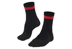 FALKE Ergonomic Fitness Lauf Socken Herren Schwarz/Rot
