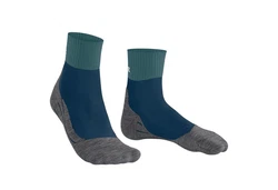 FALKE Kurzsocken Damen Sportsocken TK2 Short Cool Trekking Türkis/Dunkelblau/Blau/Grün/Grau