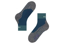 FALKE Kurzsocken Damen Sportsocken TK2 Short Cool Trekking Türkis/Dunkelblau/Blau/Grün/Grau